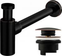 Сифон Rea Klik-Klak REA-A8536 (ретро черный)