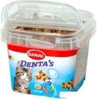 Лакомство для кошек Sanal Подушечки для зубов 75 г
