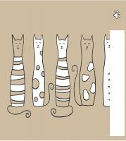 Шторка-занавеска для ванны JoyArty Добрые коты sc_15556