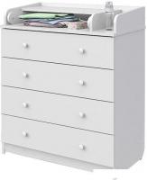 Детский комод Атон Мебель Сириус 804-2 (белый)