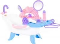 Ванночка для кукол Полесье №2 с аксессуарами 47250 (в пакете)