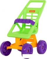 Коляска для кукол Полесье Кэти №1 43559 (фиолетовый/желтый/зеленый)