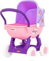 Коляска для кукол Полесье Arina 4-х колесная 48202 (фиолетовый/розовый)