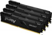 Оперативная память Kingston FURY Beast 4x8GB DDR4 PC4-25600 KF432C16BBK4/32