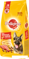 Сухой корм для собак Pedigree для взрослых крупных пород с говядиной 13 кг