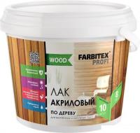 Лак Farbitex Profi Wood акриловый универсальный по дереву 3 л