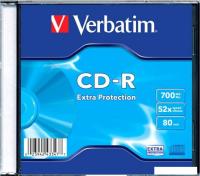 CD-R диск Verbatim 700Mb DL Extra Protection 52x Slim 43347 (1 шт.)