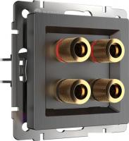 Розетка акустическая Werkel WL04-AUDIOx4