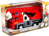 Игрушечный транспорт Полесье Алмаз автомобиль-пожарный инерционный 88956 (красный)
