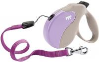 Поводок-рулетка Ferplast Amigo S 75710019 (бежевый/фиолетовый)
