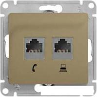 Розетка компьютерная Schneider Electric Glossa GSL000485 (титан)