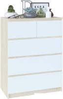 Комод Сокол Т-5Р (дуб сонома/белый)
