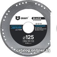 Отрезной диск алмазный  GRAFF Black125