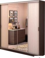 Шкаф-купе Стендмебель Альянс 2 (дуб белфорт/венге)