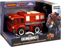 Конструктор Bondibon ВВ5260 2 в 1 Пожарная машина-робот