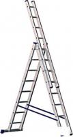 Лестница-стремянка Алюмет трехсекционная универсальная 5307 3x7