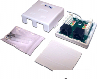 Розетка компьютерная TWT TWT-SM2-4545-WH