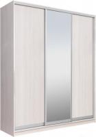 Шкаф распашной Рэйгрупп 176 YYX Elgon РГ-09.02 (ясень снежный/ хром)