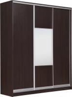 Шкаф распашной Рэйгрупп 233 VVX Elgon РГ-07.05 (венге/ хром)