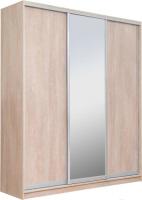 Шкаф распашной Рэйгрупп 176 TTX Elgon РГ-03.02 (дуб торонто/ хром)