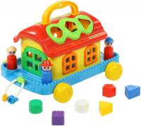 Сортер Полесье Сказочный домик на колесиках (в сеточке)