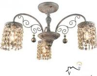 Люстра средней высоты Aitin Pro STD15004/3 (белый/золотая патина)