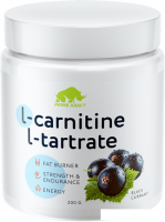 Аминокислоты Prime Kraft L-карнитин L-Tartrate (200г, черная смородина)