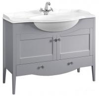 Мебель для ванных комнат Belux Тумба под умывальник Афины Н 105-01 (Серый матовый)