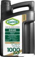 Моторное масло Yacco VX 1000 FAP 5W-40 5л