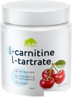 Аминокислоты Prime Kraft L-карнитин L-Tartrate (200г, дикая вишня)
