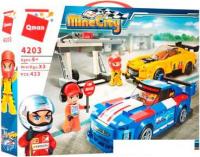 Конструктор Qman MineCity 4203 Пит-Стоп