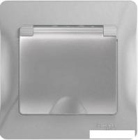Розетка Schneider Electric Glossa GSL000346 (алюминий)