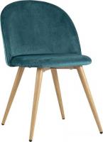 Стул Stool Group Лион велюр c ромбами (аквамарин)