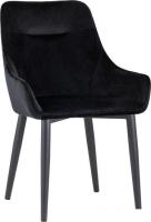 Стул с подлокотниками Stool Group Диана велюр (черный)