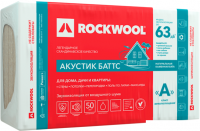 Теплоизоляция Rockwool Акустик Баттс 1000x600x50 мм