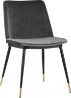 Стул Stool Group Мелисса велюр (темно-серый)