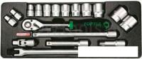 Набор торцевых головок Toptul GCAT1801 18 предметов