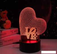 Светильник Camelion Сердце NL-400 14558