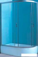 Душевой уголок Coliseum Сатрия T-120 левая (матовое стекло)