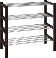 Тумба для обуви Sheffilton SHT-SR9-4 163348 (венге/алюм.металлик)