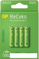 Аккумулятор GP ReCyko AAA 650mAh 4шт