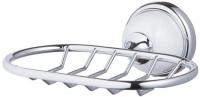 Мыльница Bisk 06901 (хром/белый)