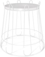 Журнальный столик Sheffilton SHT-CT6 (белый муар)