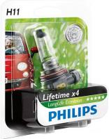 Галогенная лампа Philips H11 LongLife EcoVision 1шт [12362LLECOB1]