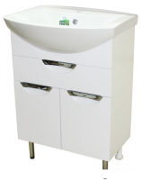 СанитаМебель Тумба под умывальник Эмили-601.600 (белый)