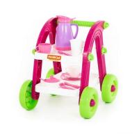 Набор игрушечной посуды Полесье Сервировочный столик Stars Chef 44655 (в пакете)