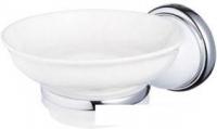 Мыльница Bisk 06902 (хром/белый)