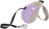 Поводок-рулетка Ferplast Amigo M 75722019 (бежевый/фиолетовый)