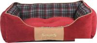 Лежак Scruffs Highland 932046 (красный)
