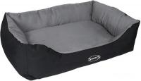 Лежак Scruffs Expedition Box Bed с бортиком 50 см (серый)